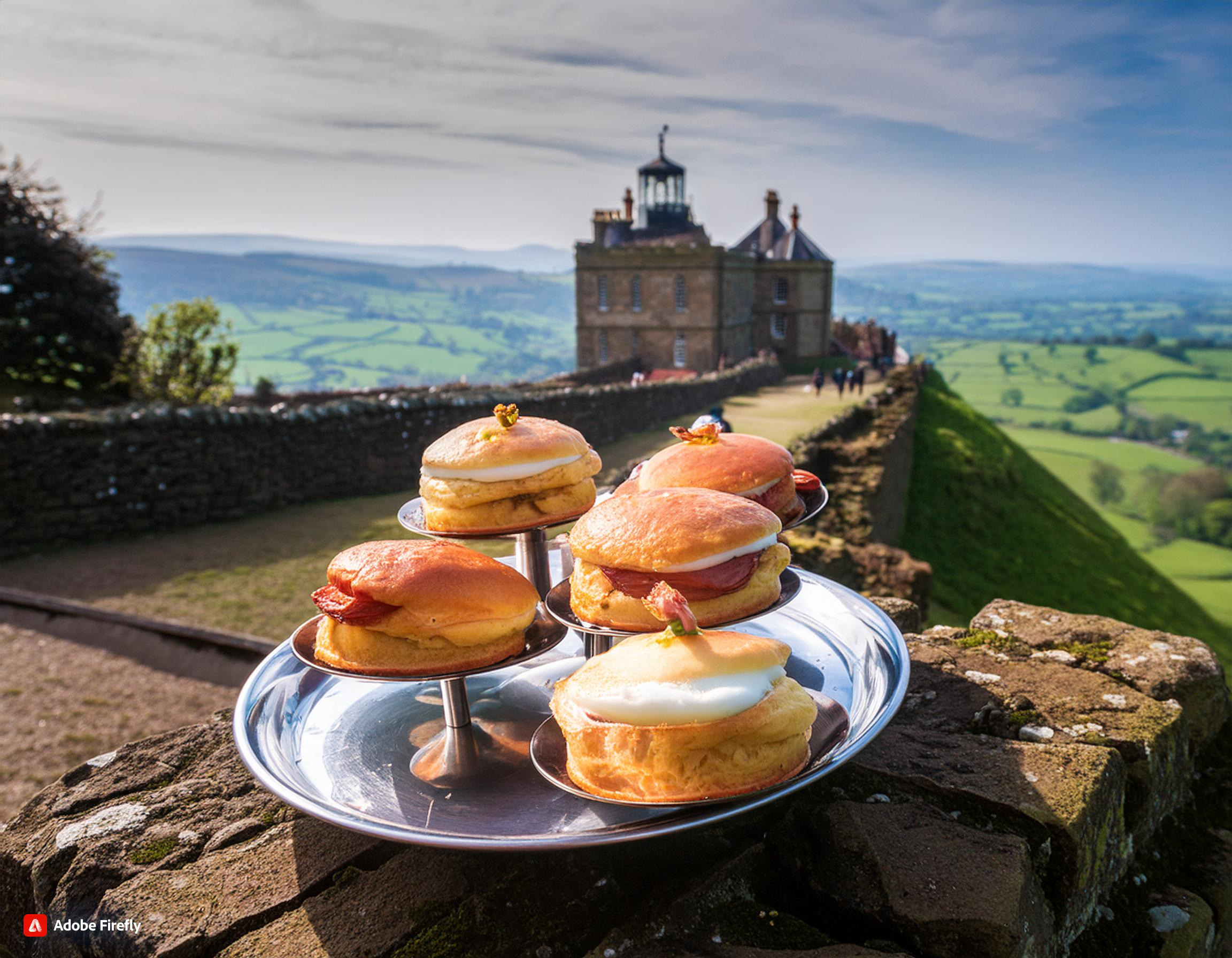 Afternoon tea in Shropshire