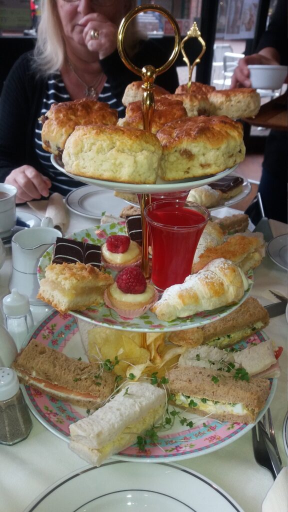 Afternoon tea in Gatehouse Restaurant at Lotherton