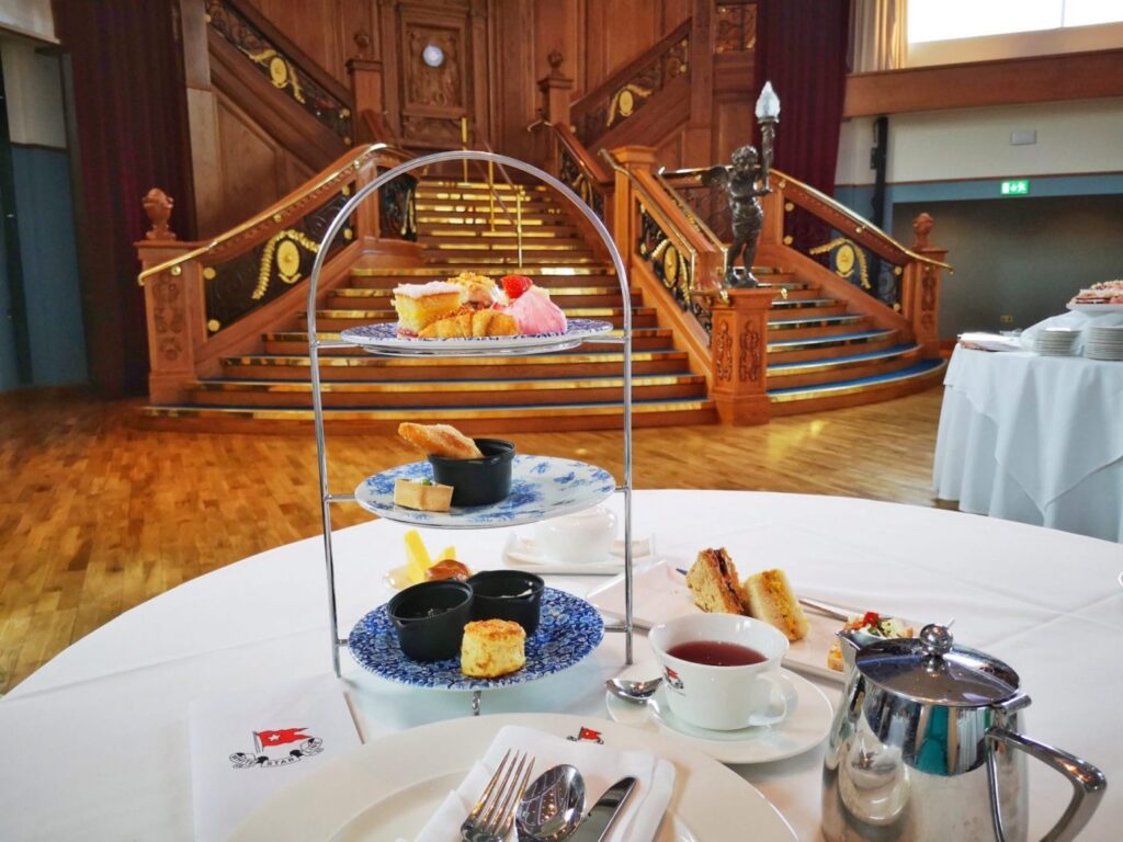 Afternoon tea in Titanic Belfast